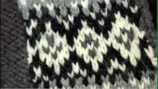 4 Fair Isle Tunic Vogue Knitting Winter 20092010 [upl. by Eeslehc]