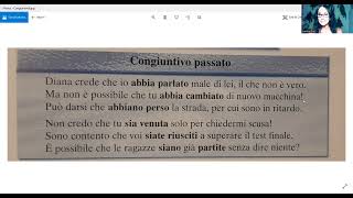 LEARN ITALIAN Congiuntivo Part 2  Congiuntivo Passato [upl. by Irrak]