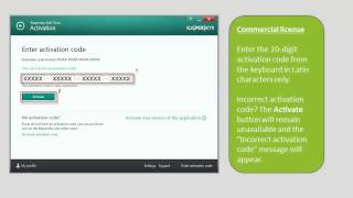 How to activate Kaspersky AntiVirus 2014 during installation [upl. by Wilber]