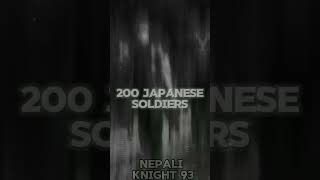 THE GREAT LACHHIMAN GURUNG🇳🇵🗿VS 200 JAPANESE SOLDIER viral edit nepal gorkha [upl. by Tessa348]