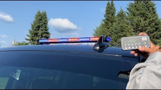 XRIDONSEN 284 inch 80 LED Roof Top Red Blue Police Light Bar for Vehicles Trucks Car [upl. by Lad63]