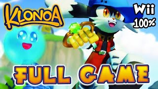 Klonoa 100 FULL GAME Walkthrough Longplay Wii [upl. by Tallbot]