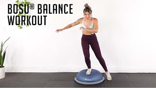 3 Minutes of Balance Work  Trainer Kaitlin BOSU® Workout [upl. by Adnarb]