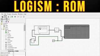 Logisim part 7  ROM [upl. by Emerej]