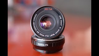 Konica Hexanon AR 40mm F18 [upl. by Kreager]