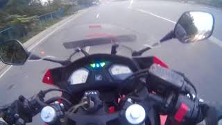 Honda CBR650F 0100 kmh [upl. by Attinahs567]