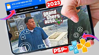 GTA 5 PPSSPP New ISO File For Android  2024  GTA 5 PPSSPP Real Life New Iso For Android [upl. by Anillek]