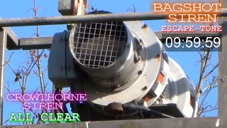 Your favourite BROADMOOR SIRENS in action  Extreme closeup views [upl. by Anitnatsnoc979]