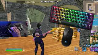 Razer Huntsman V3 Pro Mini SNAP TAP Fortnite Keyboard amp Mouse Sounds Gameplay 4K [upl. by Rouvin]