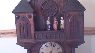 Rare Black Forest GHS Apostle Clock Automaton wwwblackforestclocksorg [upl. by Isaak]