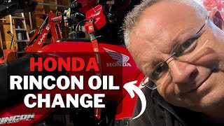 Complete Guide to Honda Rincon Oil Change  DIY Maintenance Tips [upl. by Bink]