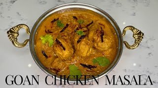 Goan Chicken Masala Curry Recipe  Taste of Goa  Konkani Vlog  Lifestyle of Cytina [upl. by Valenza]