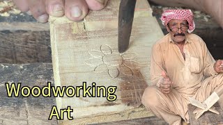 Appreciated Woodworking Art Homemade Furniture Parts Making man Wow90s [upl. by Rennoc]