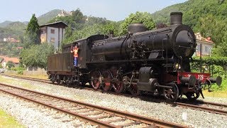 Locomotiva a vapore 740 278 in Valsesia [upl. by Tnecnev]