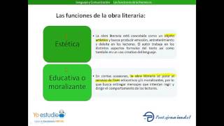 Las funciones de la literatura [upl. by Noislla873]