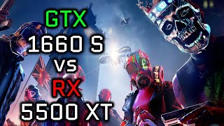 Watch Dogs Legion  GTX 1660 Super vs RX 5500 XT  1080p  High Settings [upl. by Niven]