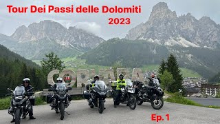 TOUR DEI PASSI DELLE DOLOMITI 2023 DOLOMITI MOTORBIKE TOUR [upl. by Aneez979]