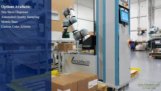 Versatech Collaborative Palletizing System Universal Robot [upl. by Orban]