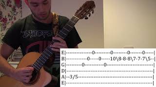 Learn A Beautiful Classical Guitar Intro  Guitar Lesson  WITH TABS [upl. by Cher448]