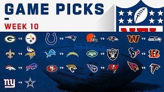 NFL Week 10 Game Picks [upl. by Estren]