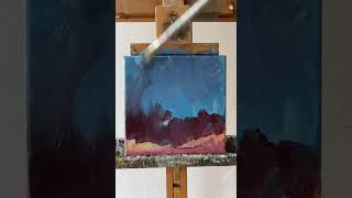 Landscape art oilpainting abstractlandscape [upl. by Alayne]