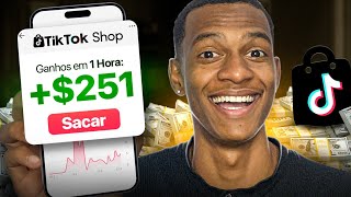 Como GANHAR R250 POR HORA com TikTok Shop [upl. by Nylacaj]