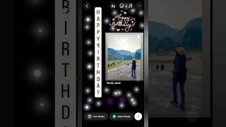 Instagram birthday story Idea  Instagram story ideas for birthday [upl. by Ablasor872]