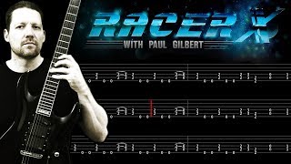 Dead Mans Shoes PAUL GILBERT  Guitar Tab  Lesson [upl. by Gwendolen]