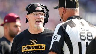 Commanders ‘not where we need to be’ yet says coach Dan Quinn but ‘we’re gonna get fing better’ [upl. by Anasor]