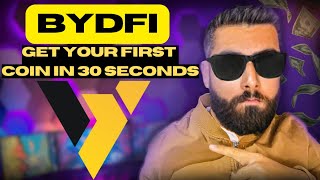 BYDFI Get Your First Coin in 30 Seconds BYDFI شرح كامل لمنصه [upl. by Galatia]