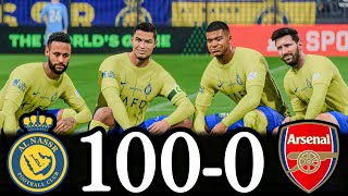 FC 24  RONALDO MESSI NEYMAR amp MBAPPE  ALL STARS  AL NASSR 1000 ARSENAL [upl. by Maribelle733]