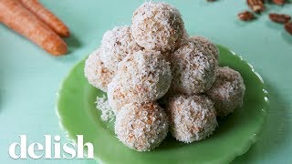 Carrot Cake Keto Balls  Delish [upl. by Meletius]