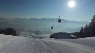 Bolsterlang Ski  Erste Abfahrt im Skigebiet Bolsterlang im Allgäu [upl. by Enitsuj]