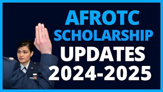 Changes to the AFROTC Scholarship 2024  Air Force ROTC Update [upl. by Garin]