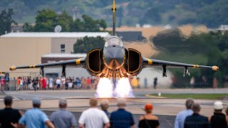 US Pilot Performs Wild Takeoff in New AV8B Harrier Fighter Jet [upl. by Sibylla]