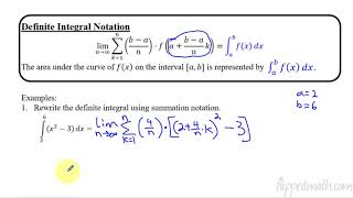 Example Riemann Sum that Goes Negative [upl. by Eimarrej]