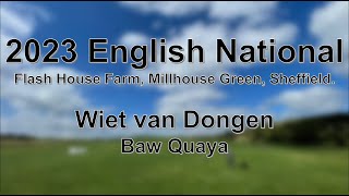 Wiet van Dongen  Baw Quaya  2023 English National Sheepdog Trials [upl. by Sirotek]