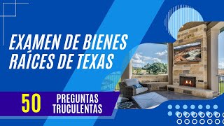 Examen de Bienes Raíces de Texas 2024 50 Preguntas Truculentas [upl. by Blossom]