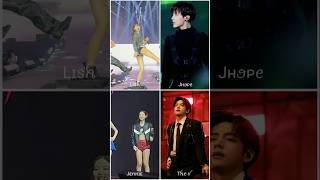 whose dance is the best🔥  Lisa Jhope Jennie Taehyung 🥰 viral ytshorts bts [upl. by Bathulda]