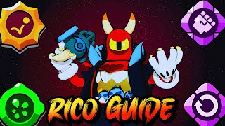 RICO GUIDE Become a PRO RICO FAST Brawl Stars Brawler Guide [upl. by Miah]