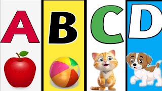 A For Apple B For Ball I Abcd Song  Abcd Rhymes I Abc Song Nursery Rhymes I ABCD [upl. by Ellan]