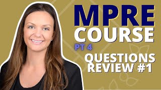 MPRE COURSE PART 4 QUESTIONS REVIEW 1 [upl. by Suedaht]