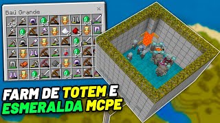 FARM de PILLAGER FÁCIL para MINECRAFT BEDROCK 121 MCPE XBOX Playstation Switch PC [upl. by Ayokahs]