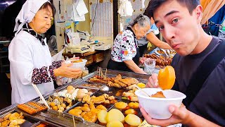 31 Japanese STREET FOODS Across Japan TOKYO Oden OSAKA Sushi KYOTO Mochi  FUKUOKA Ramen [upl. by Haidebez429]