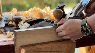 Testing my new LieNielsen no 4 smoothing plane on Maple and interlocked Sapele [upl. by Esyle]