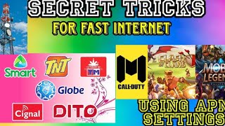 SECRET FOR FAST INTERNET USING APN SETTINGS 2024  NEOBLOGS [upl. by Enitsirhc]