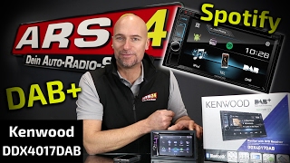 Kenwood DDX4017 DAB  Autoradio mit DAB und Spotify  ANLEITUNG  ARS24com [upl. by Saito]