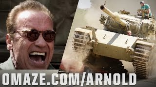 Tanks for Nothing Official Trailer Arnold a Fan and a Tank vs Harley Morenstein [upl. by Nicolette]