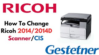 Ricoh MP 2014m 2700 scanner unit replacement  How To Change Ricoh Printer scannerCISCCD unit [upl. by Teloiv]