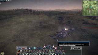 Cavalry charge against infantry  Napoleon Total War [upl. by Ahsiekahs753]